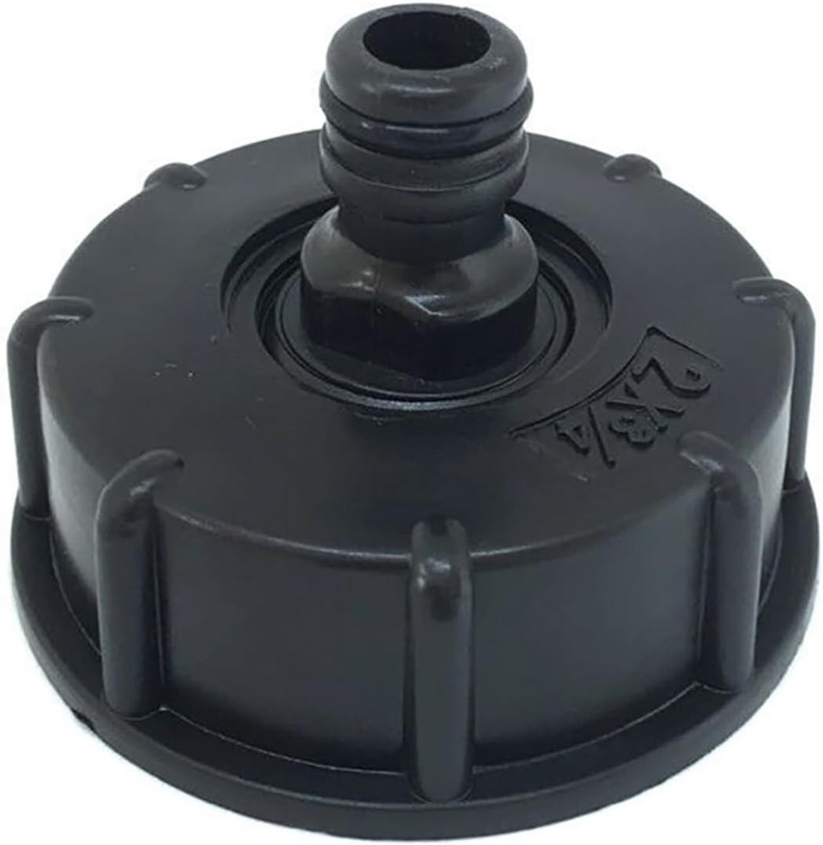 Plastic Slangkraan Koppeling voor IBC Tank - S60X6 Draadadapter naar 3/4" Waterafvoer, Geschikt voor IBC Tonklep en Tuinirrigatie