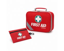 ResQ Pack 258-delige EHBO Kit - EHBO Koffer & Verbanddoos - Incl. Reisset - Noodpakket met Verband en Pleisters - Thuis, Auto, Bedrijf & Op Reis