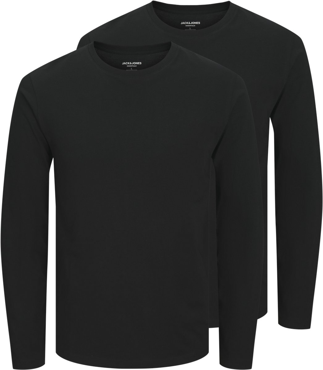 JACK&JONES - JJEORGANIC BASIC TEE LS O-NECK 2PK MP Heren T-shirt