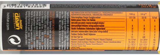 Isostar Hydrate & Perform - Powertabs - Sinaasappel - 6 x 500 ml van Merkloos — afbeelding 4