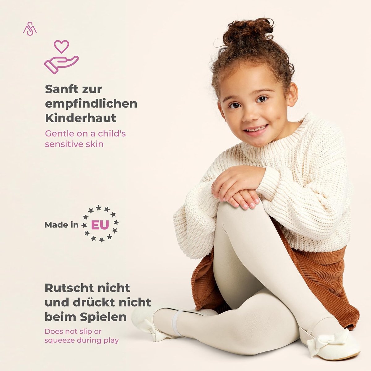 Style Kinderen Meisjes Panty's van Microvezel 60 DEN WLSS001