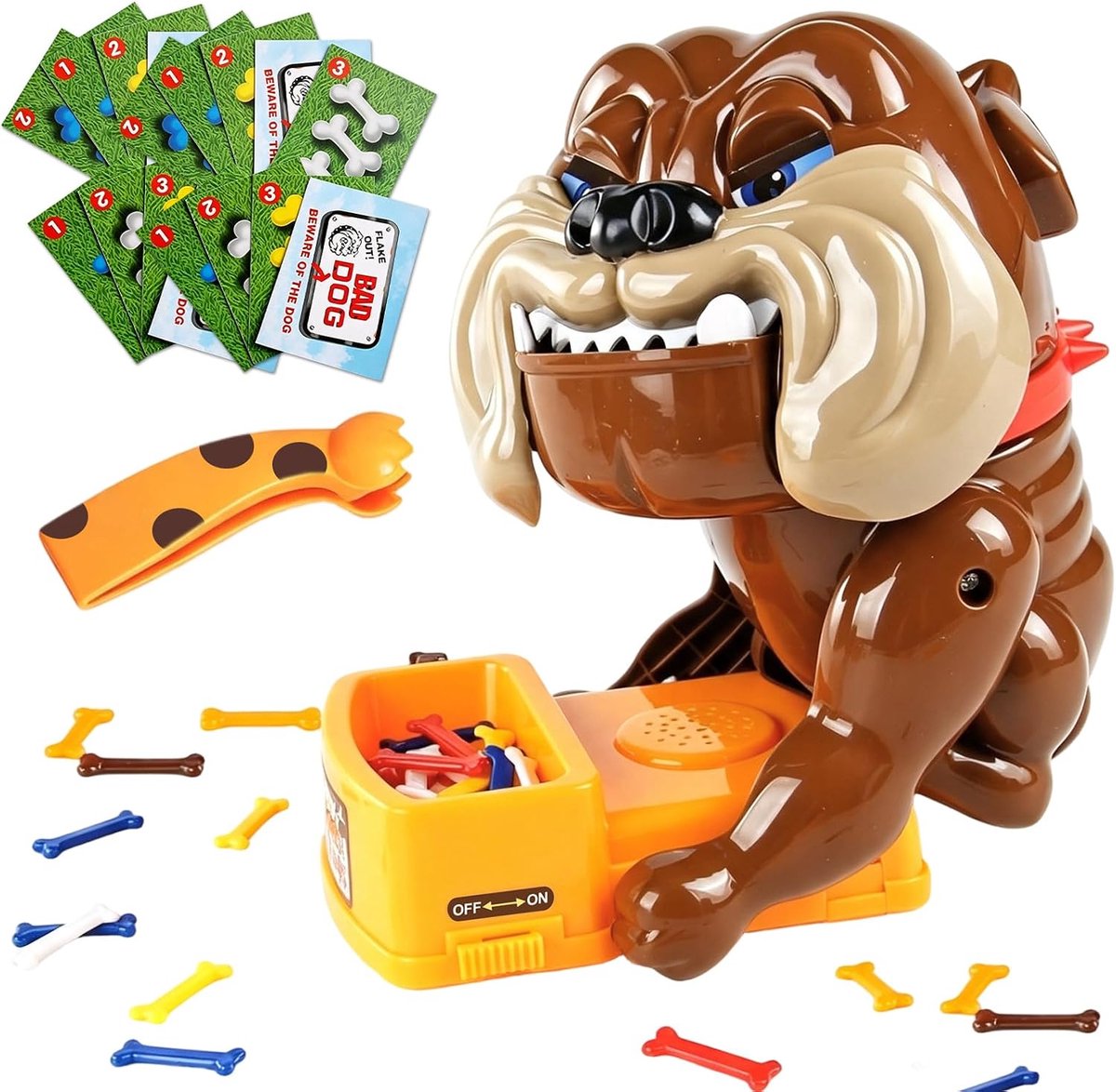 Take Buster's Bones Pas op voor de Hond Party Game Vormige Tricky Intelligentie Speelgoed Poppen Elektrisch Bordspel
