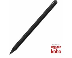 Buddi Aide 2 Stylus Pen voor Kobo met Gum / Markeer Functie - Geschikt voor Kobo Libra Colour, Kobo Sage, Kobo Elipsa en Kobo Elipsa 2E - Oplaadbaar - Met Magneet - USB-C - 2x Extra Tip - Zwart