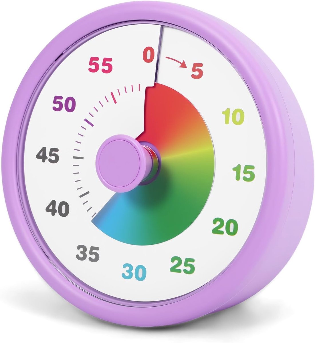 Timer voor kinderen, timer 60 minuten met batterijen niet inbegrepen, achteruittellen voor tijdmanagement, klaslokaal, keuken, kantoor, huiswerk, studie, games en dagelijkse routine
