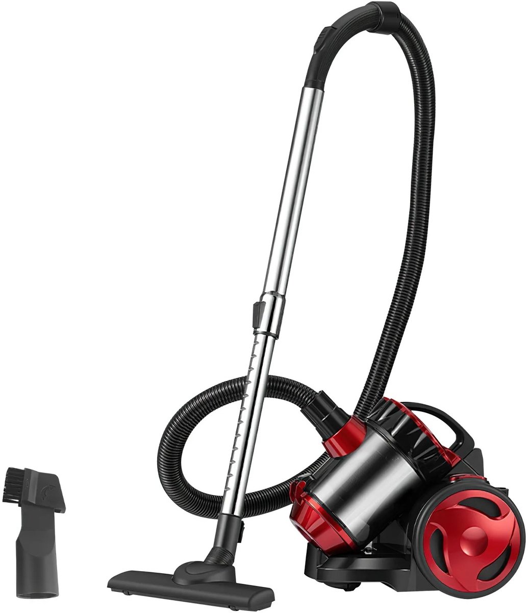 Zerova Stofzuiger zonder zak - Krachtige Zuigkracht - Kruimeldief - 2000W - voor Vloeren en Huisdierenhaar - 1,5L Stofreservoir
