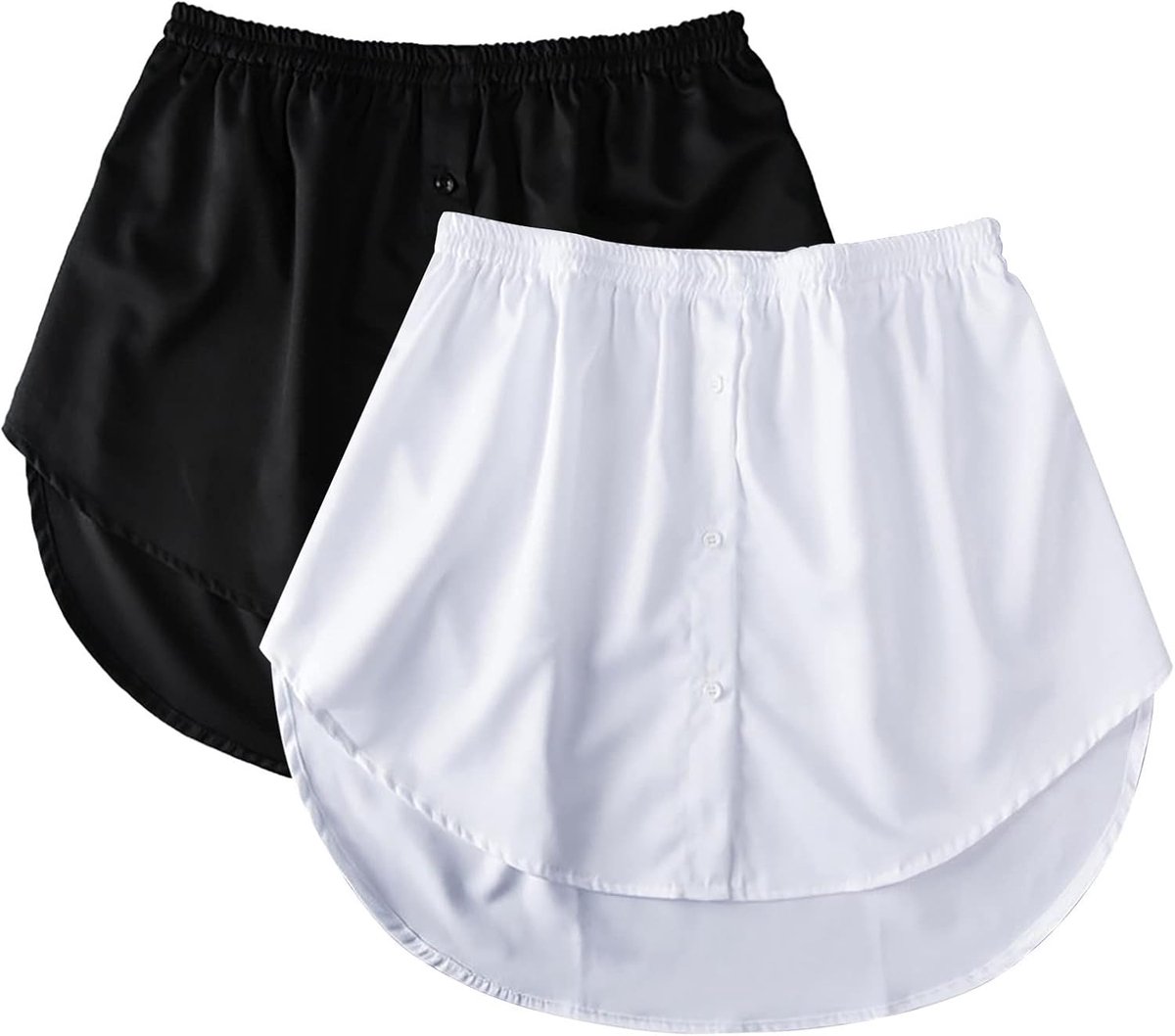 Damesrok, hoge taille, geplooid, uitlopend, trapezium, portemonnee, modieus, comfortabel, licht, zacht, casual, business, split, knopen, ritssluiting, A127