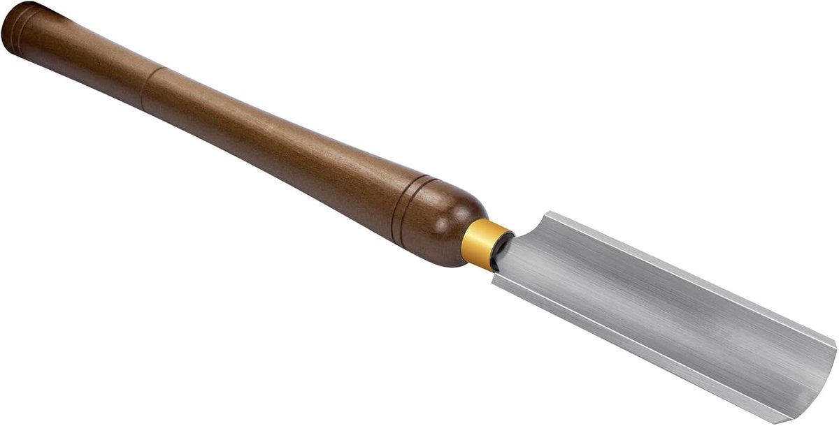 2-Inches HSS Bowl Gouge Draaibank Chisel, Houten Draaibank Draaien Gereedschappen Met Beukenhout Handvat