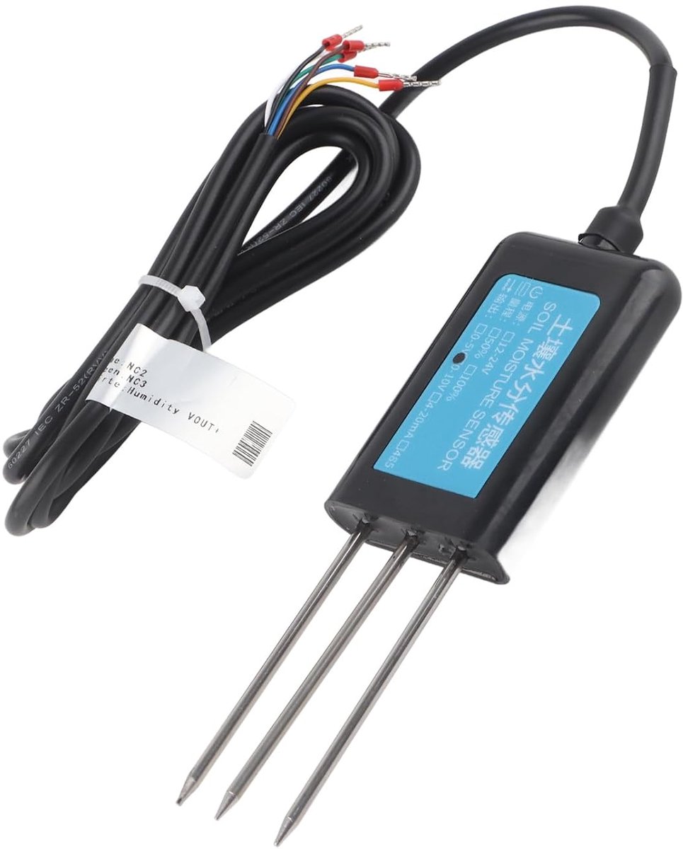 Bodemvochtsensor, 0-10V Uitgang Waterdichte Bodemvochtsensor, Bodemvochtigheidssensor, Bodemtestmeter voor Kasirrigatie
