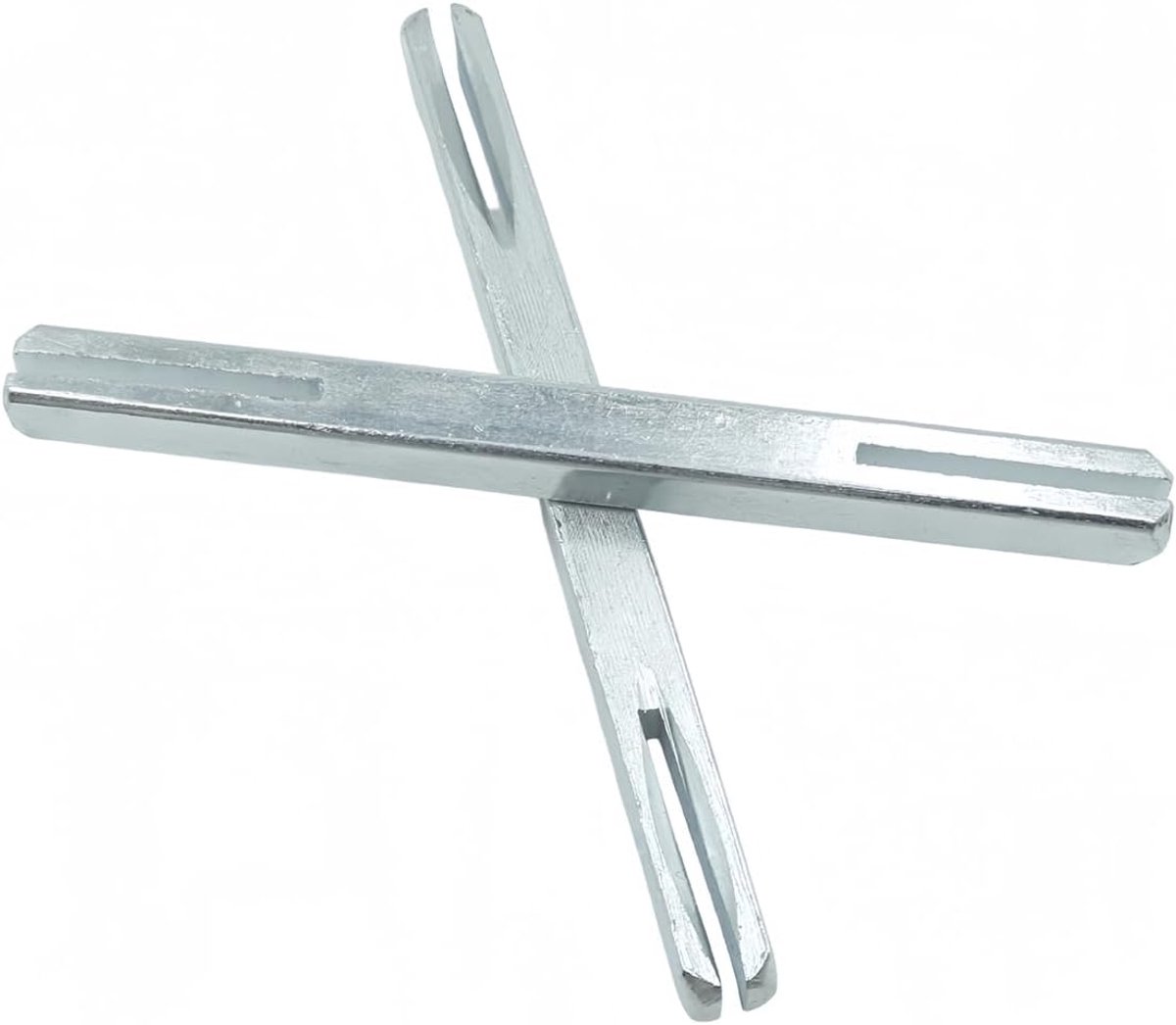 2 PCS Deur Handvat Spindelstaaf, Gleufde Vierkante Staaf, Staalvervanging Vierkante Speld voor Deurmontage 8x8x100mm