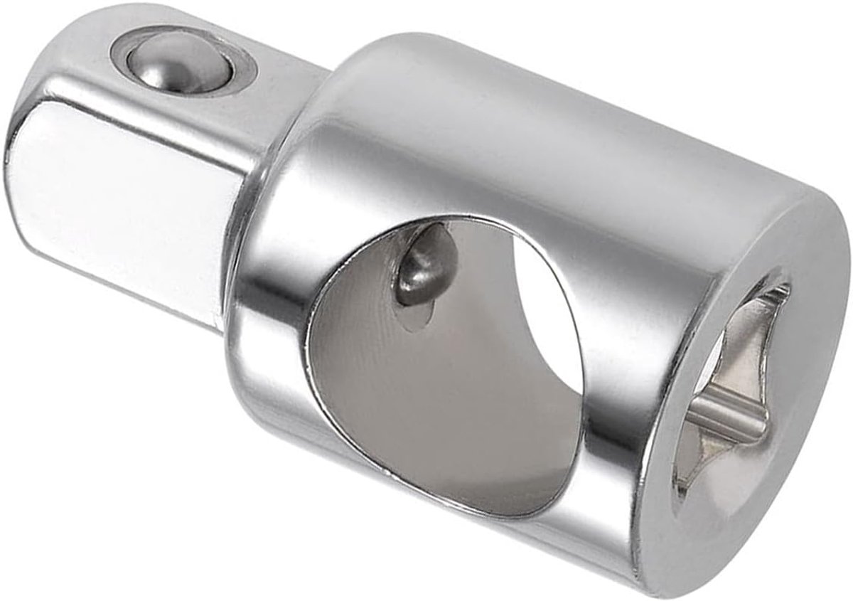 Bus 3/8 inch F x 1/2 inch M kleur zilver