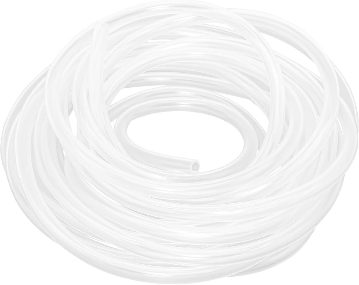 7 mm ID x 10 mm OD 5 m (16,4 ft) doorzichtige vinylslang PVC-buis, lichtgewicht en flexibele kunststof buis, waterluchtpijp