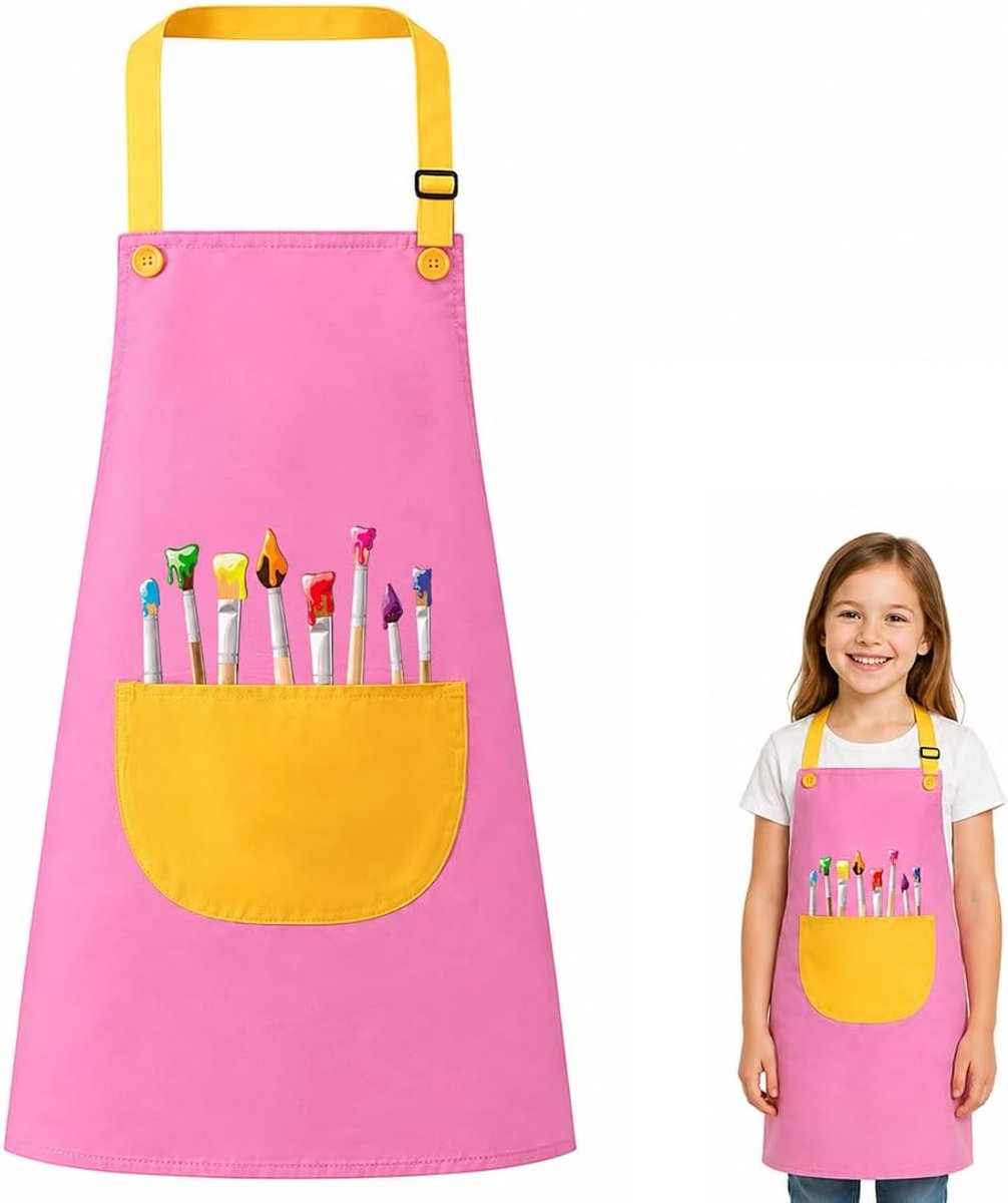 Kinderschort,Met Zakjes,Waterdicht en Vlekbestendig