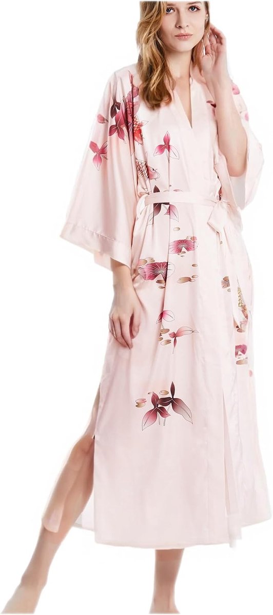 Kimono Kamerjas Dames Vloerlengte