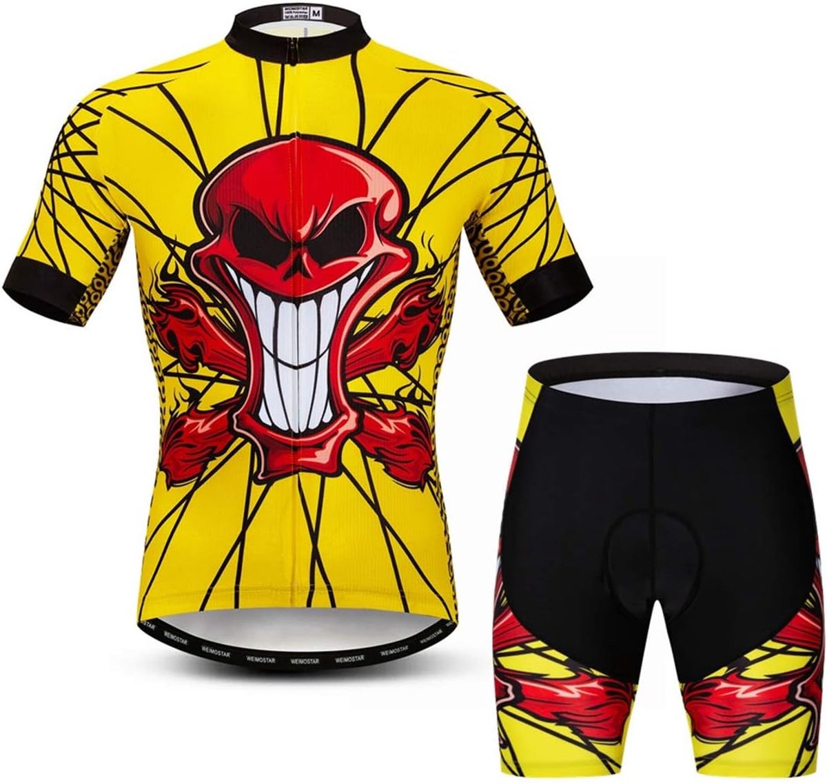 Set Mannen Ademend Fiets Pak Mountainbike Kleding MTB Jersey Sneldrogend
