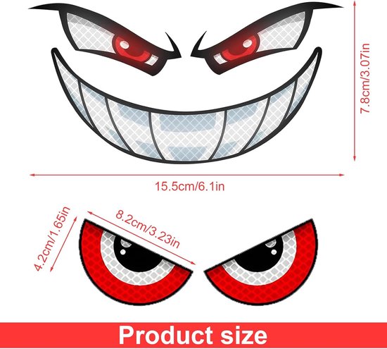 2 Stuks PVC-motorhelmstickers, Robotstickers — afbeelding 2