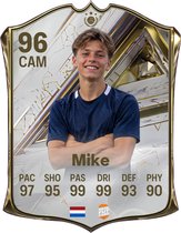 Real FUT Card - Gepersonaliseerde Voetbalkaart - Eigen Foto - FC 27 Icon - 41 x 58 cm