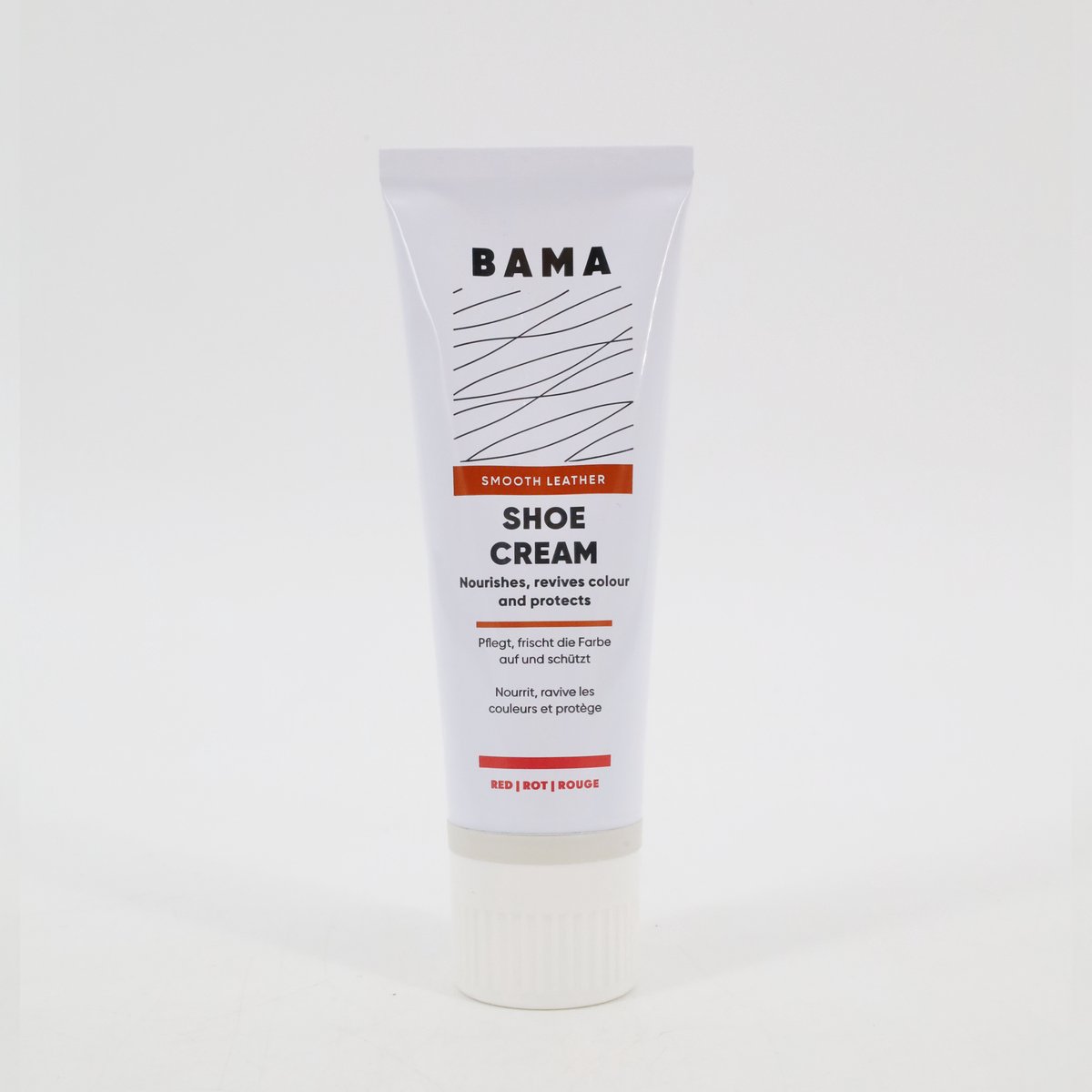 Bama Shoe Cream tube Rood - 75ml - schoencreme rood