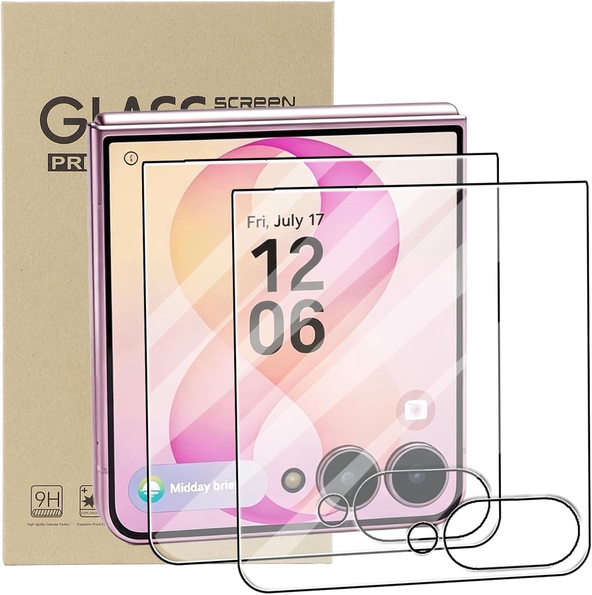 2 stuks externe displaybeschermfolie voor Samsung Galaxy Z Flip 8