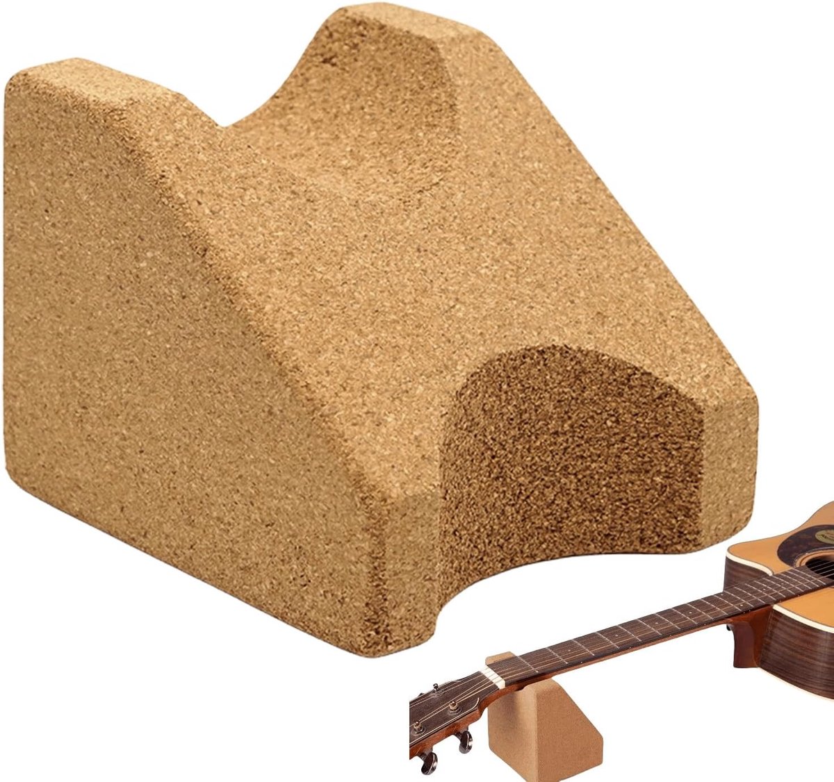 Gitaar Halssteun Steunkussen Halssteun van kurk Gitaar Reparatie Gereedschap Onderhoud Snaarwissel Reparatie Reinigingsgereedschap