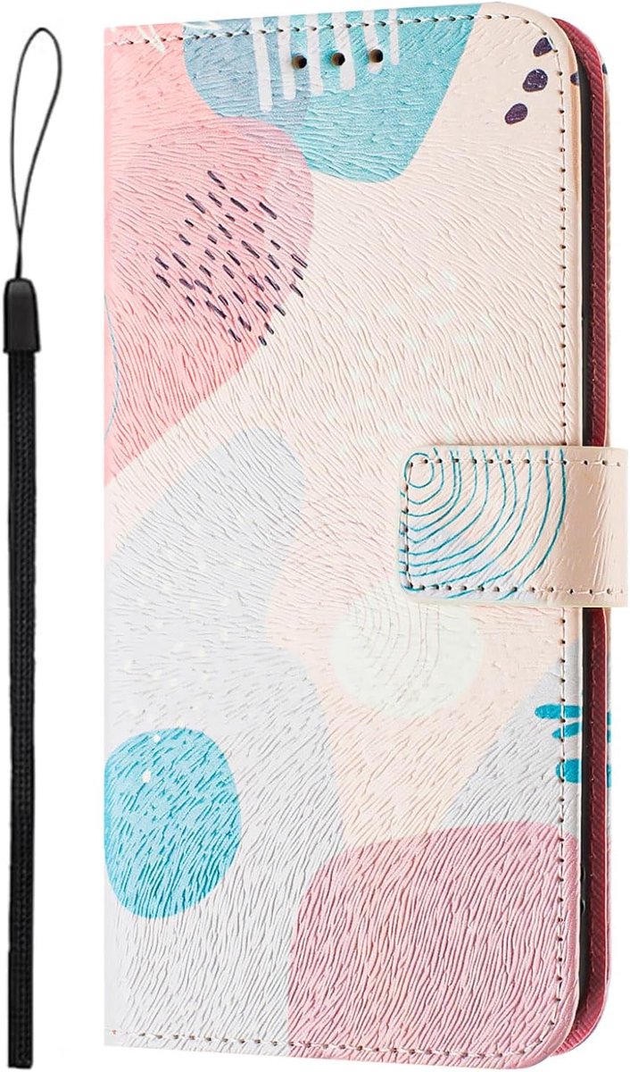 Beschermhoes voor Doogee Note 56/56 Pro/56 Plus, schokbestendig, klaphoes, siliconen, cartoon, diermotief, bumper cover, roze