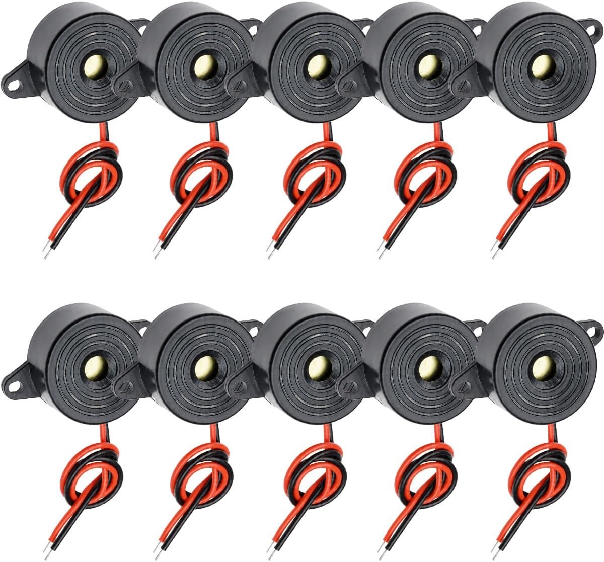 10 pcs SFM-27 DC 3-24V Elektronische Zoemer Sirene Intermitterende Piep Continu Geluid Intermitterende Piep module