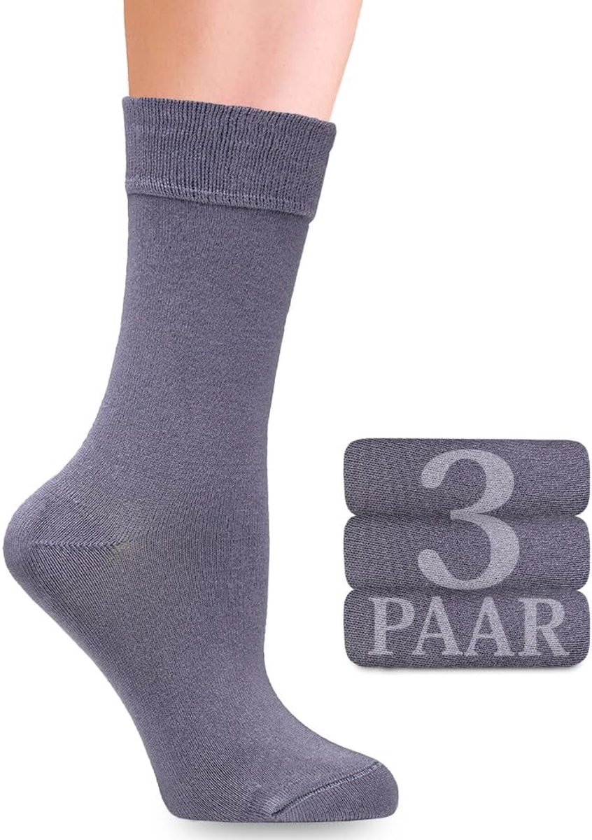 Sokken Dames Bamboe Lycra 3 Paar