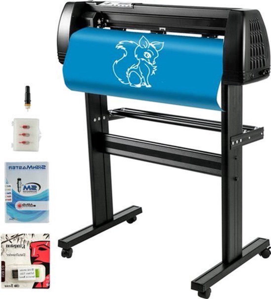 Snijplotter – Vinyl Cutter – Plottermachine – Snijmachine – Vinylprinter – 78 cm Snijbreedte – Instelbare Snijsnelheid en Druk