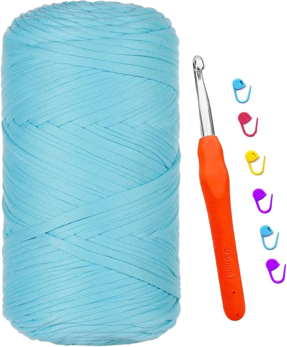 Haakgaren, 400 g/120 m, grof garen voor handtassen, koord, haken, breien en haken, doe-het-zelf, handwerk