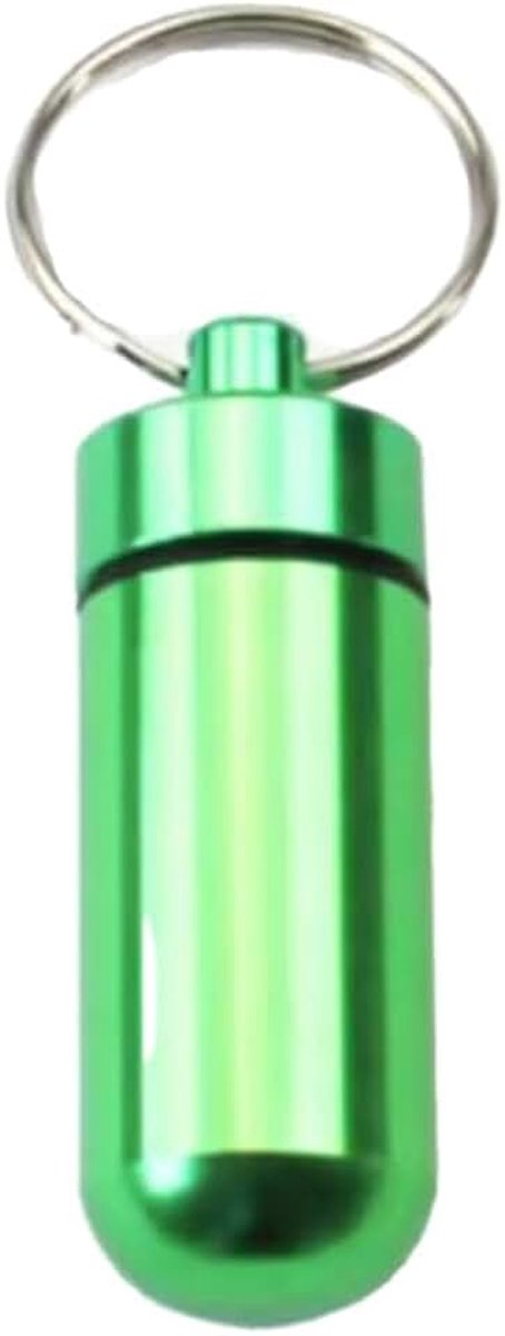 Adreskokertje voor aan halsband - Adreskoker - Groen - Aluminium - Huisdier adres registratie - CHPN