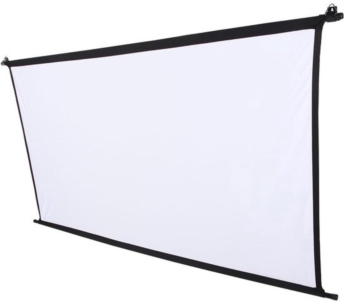 Projectiescherm - Filmscherm Beamer - Thuisbioscoop Creëren - Kreukvrij Melkzijdemateriaal - 120 inch 16:9 - Wit