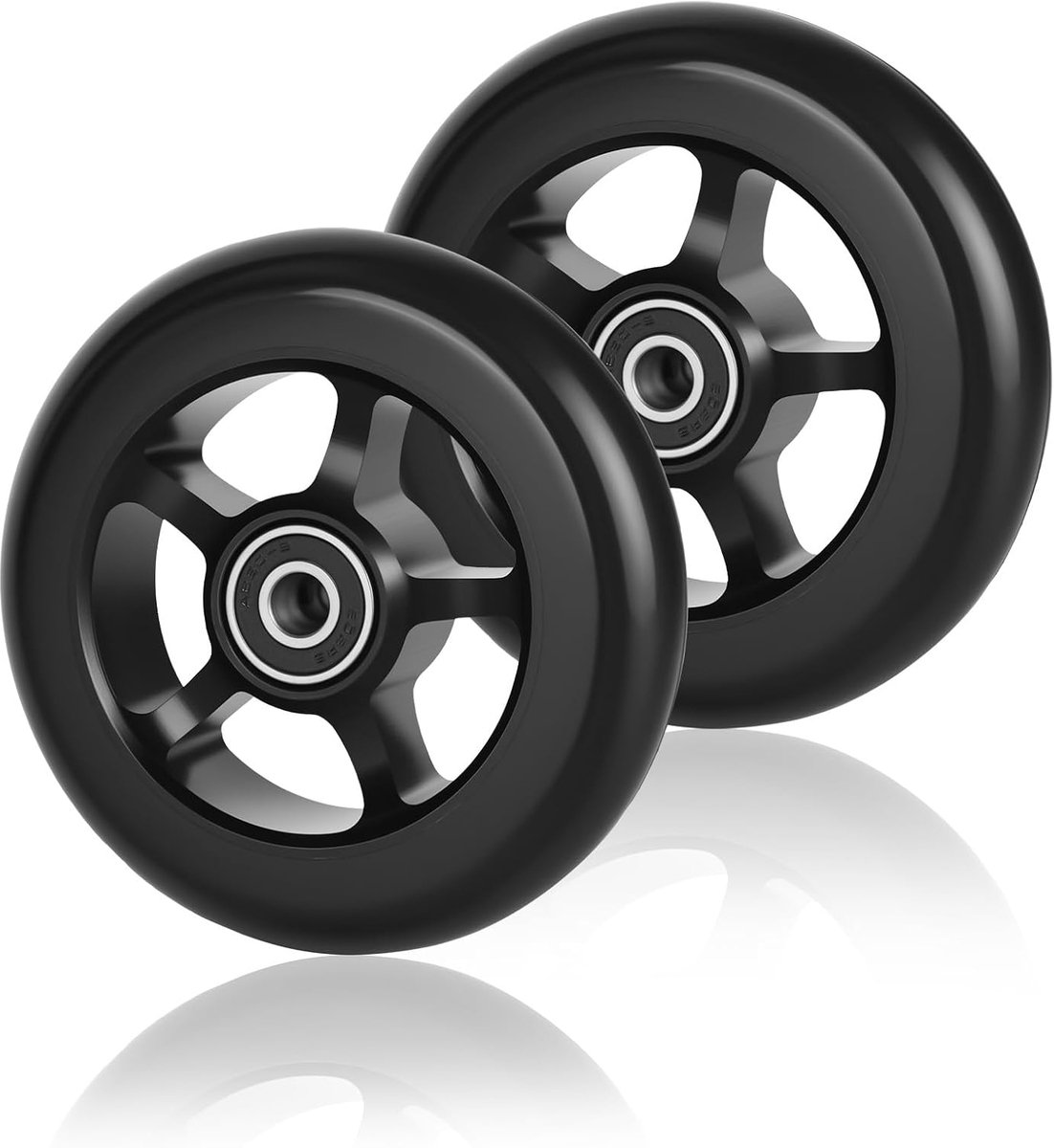 100 mm, set van 2 reservewielen voor stuntsteps, met ABEC kogellagers, hardheid 88A, geschikt voor de meeste