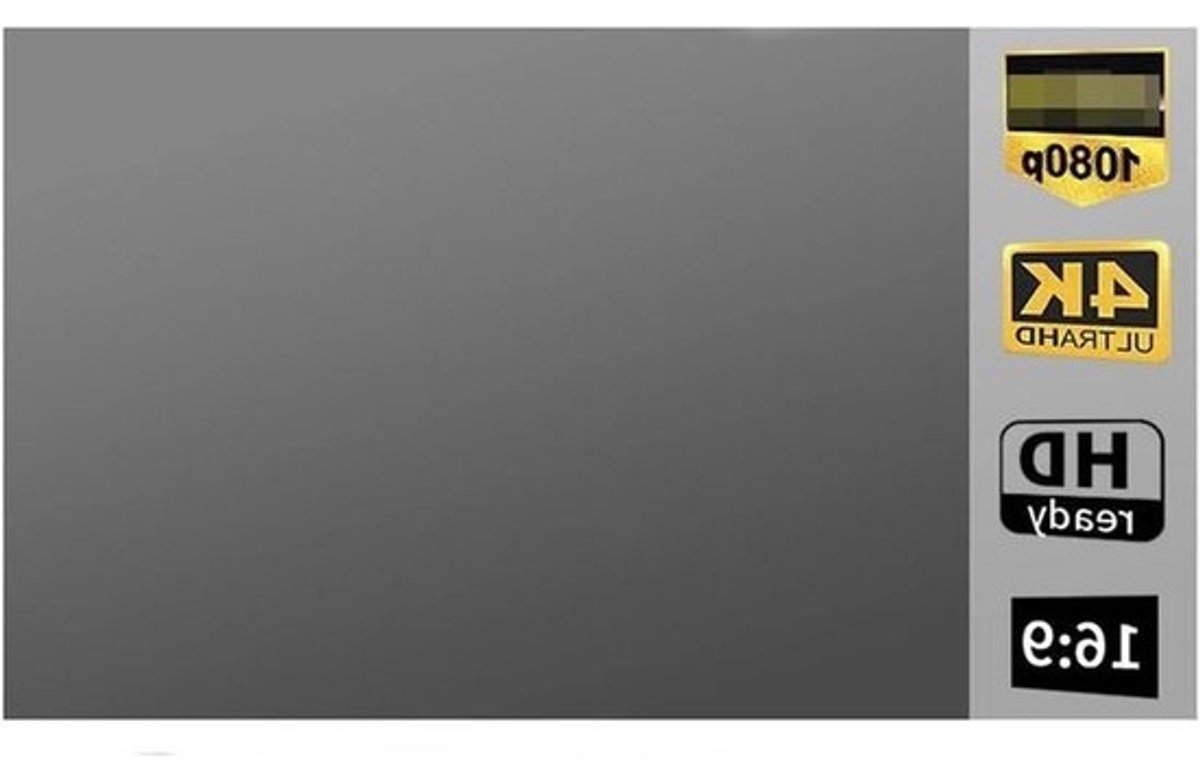 Projectiescherm Vouwbaar - Beamer Scherm Doek - Thuisbioscoop Creëren - Kreukvrij Polyester - 120 inch 16:9 - Wit