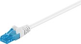 Goobay CAT 6ₐ netwerkkabel, U/UTP, wit, kopergeleider (CU), halogeenvrije kabelmantel (LSZH)