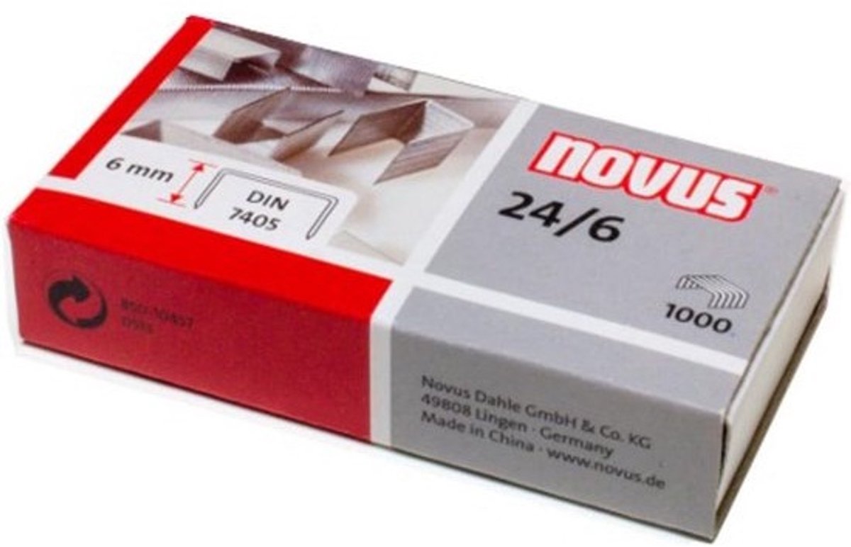 Nietjes 24/6 DIN Super voor nietmachine 1000 stuks