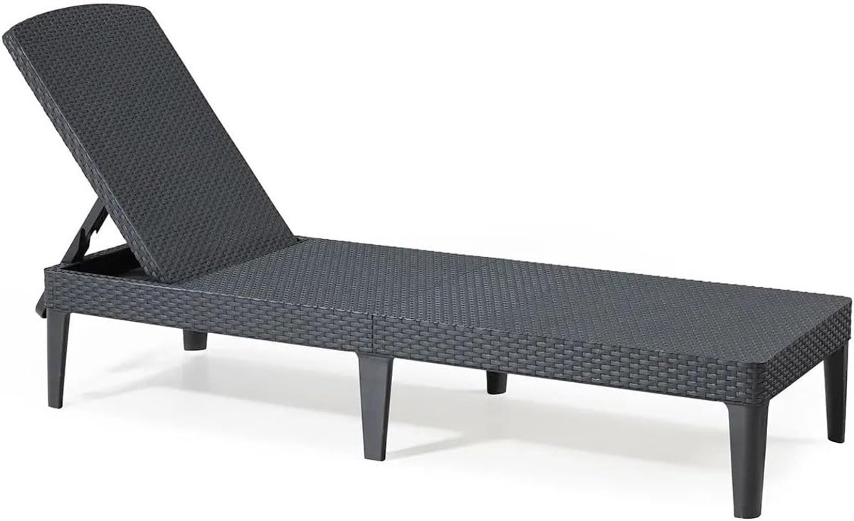 zonnestoel Jaipur met kussen, grafiet/panama cool grey