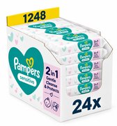 Pampers – Babydoekjes – Sensitive – 52 Doekjes - Voordeelverpakking - 24 stuks