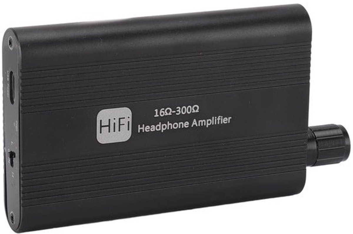 Golden crown - Draagbare Hoofdtelefoonversterker - HiFi Audio - Compact en Lichtgewicht - USB Oplaadbaar - 3,5 Mm - Geschikt voor Telefoons en Compu...