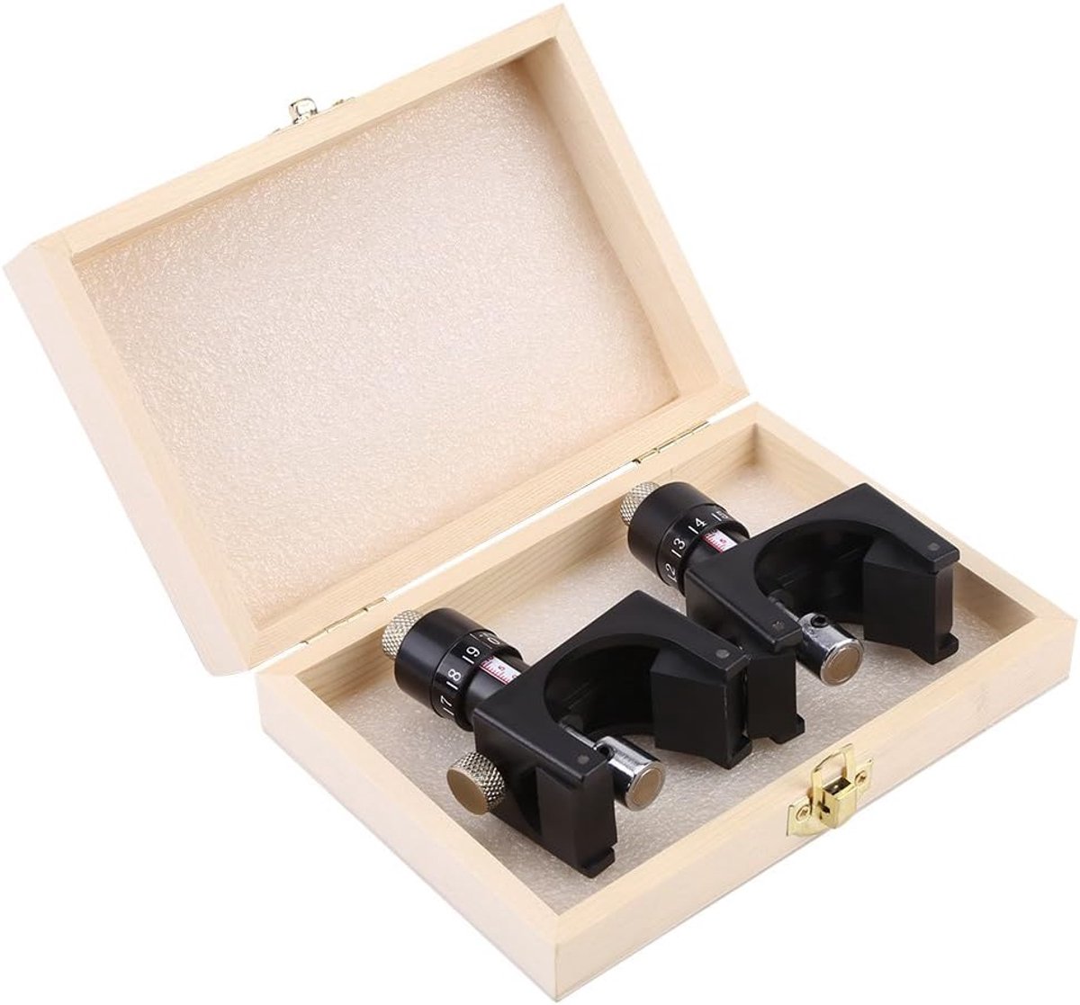 Dailygoods- Schaafmes Hoogwaardige Materialen - Instelmes - Zinksjabloon - Instelmeter - Magnetisch - Verstelbaar