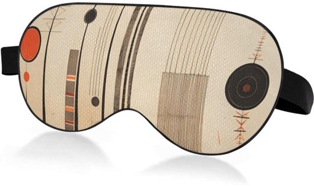 Indiase Stijl Slaapmasker - Oogmasker Licht Blokkeren - Donker Creëren - Geen Druk Op Ogen - 24 x 10 cm