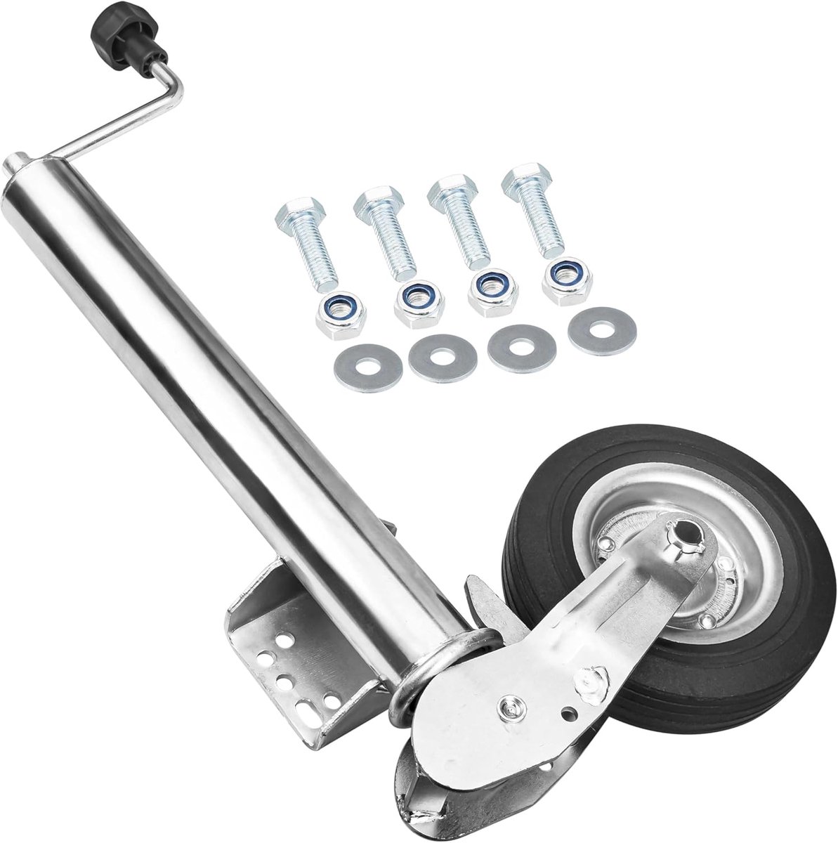 Aanhangwagen steunwiel automatisch