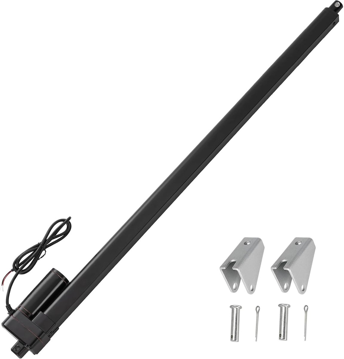 Actuator 12V 2000N 1000mm slaglengte IP65 waterdicht 8mm/s lineaire actuator lineaire techniek-actuatoren lineaire motor met montagebeugels voor deuropener zonne-tracker elektrisch