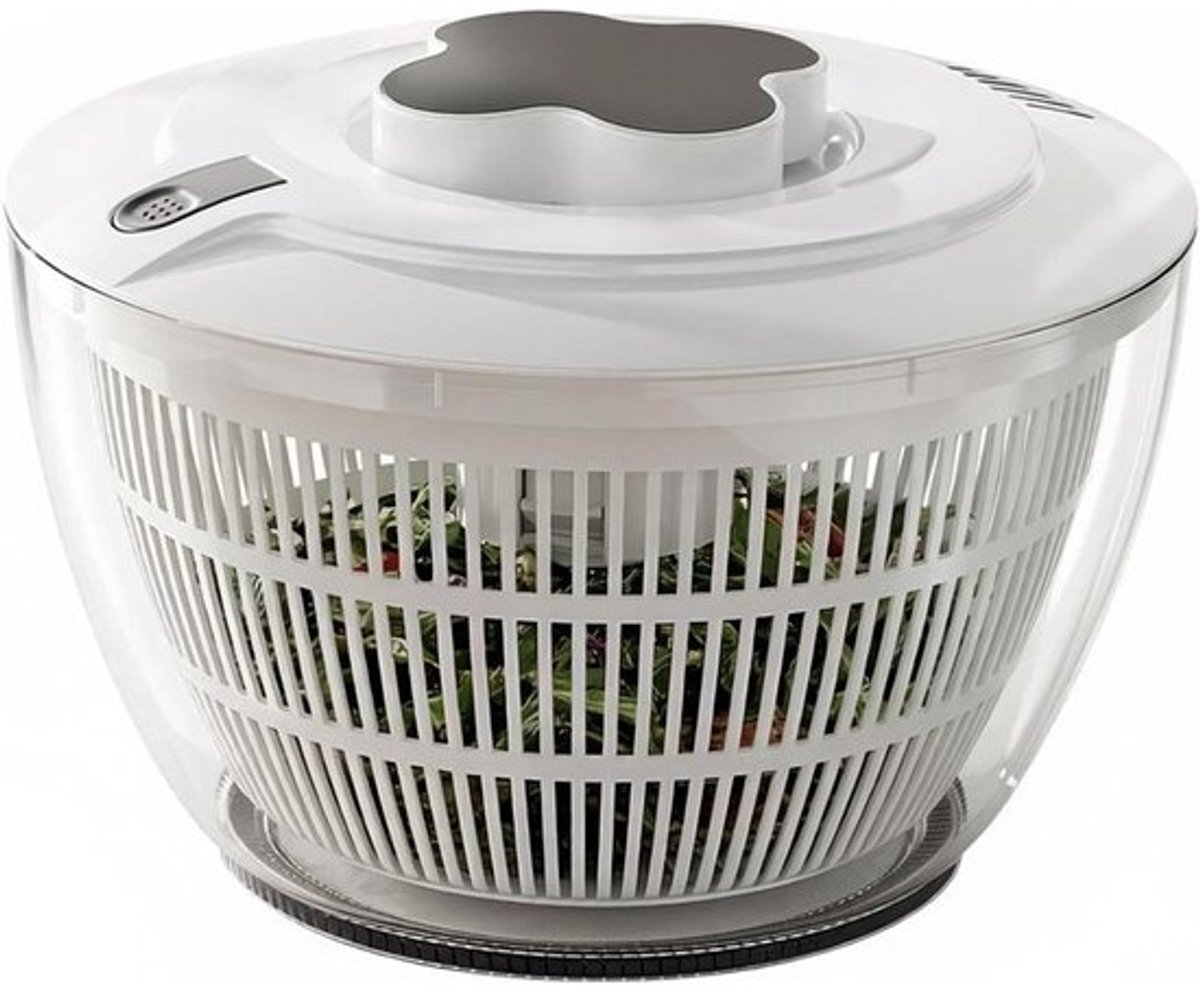 Fruit Reiniger Droger - Groente Centrifuge - Maaltijd Voorbereiding - Veelzijdig Ontwerp - 5 Liter Capaciteit - Wit