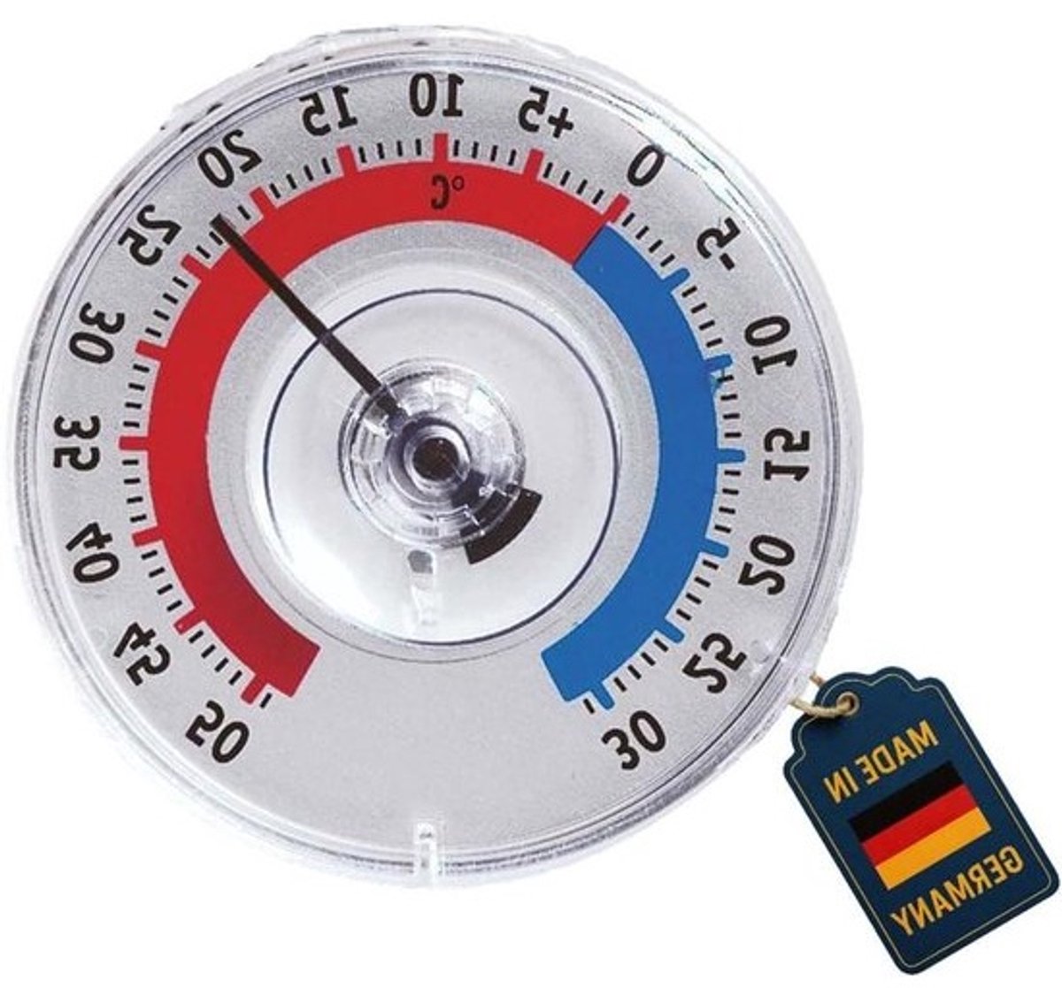 Analoge Raamthermometer met Zuignap voor Buitentemperatuur