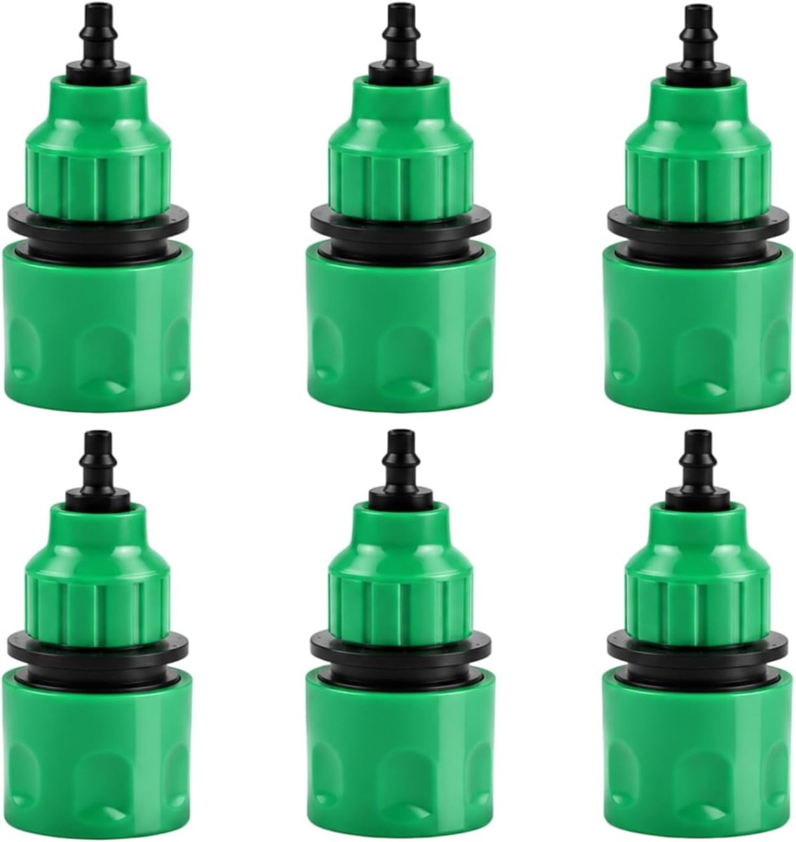 6 stuks kunststof slangverbinders, microdrip T-stuk