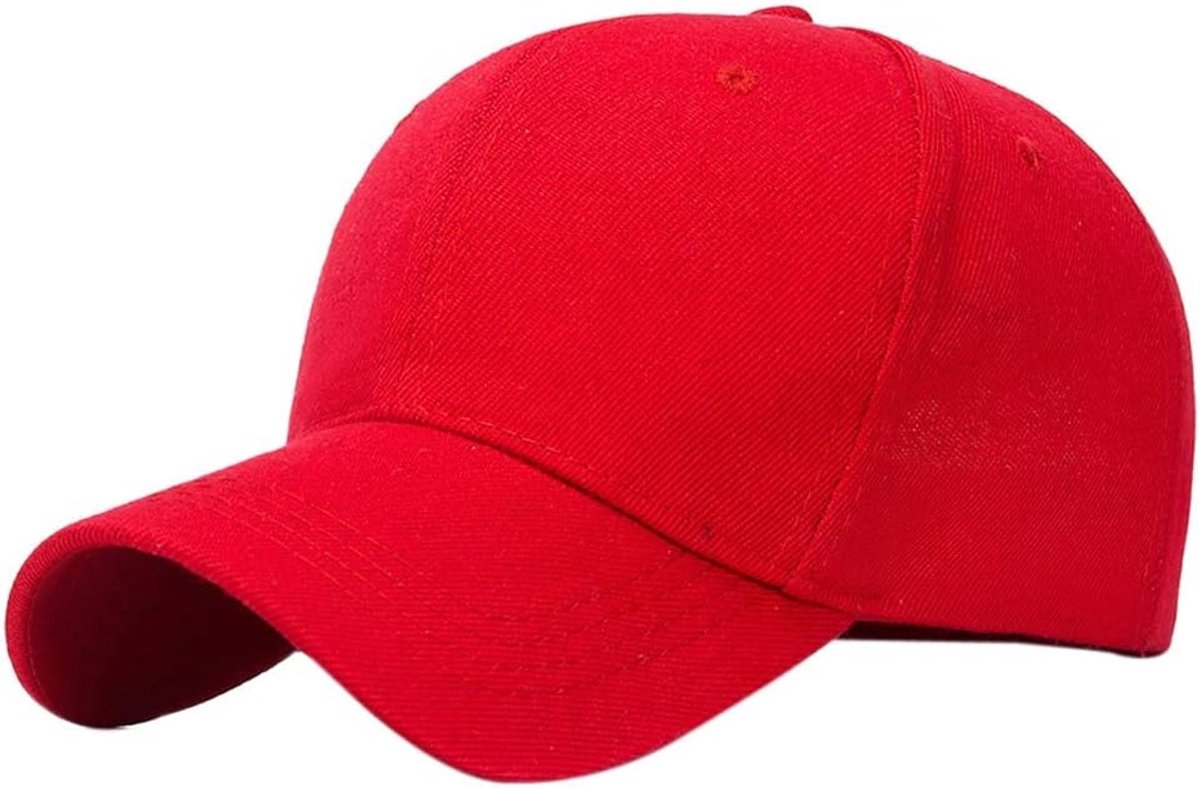 Dames eenvoudige effen baseballpet pet pet met klittenbandsluiting meerkleurige opties