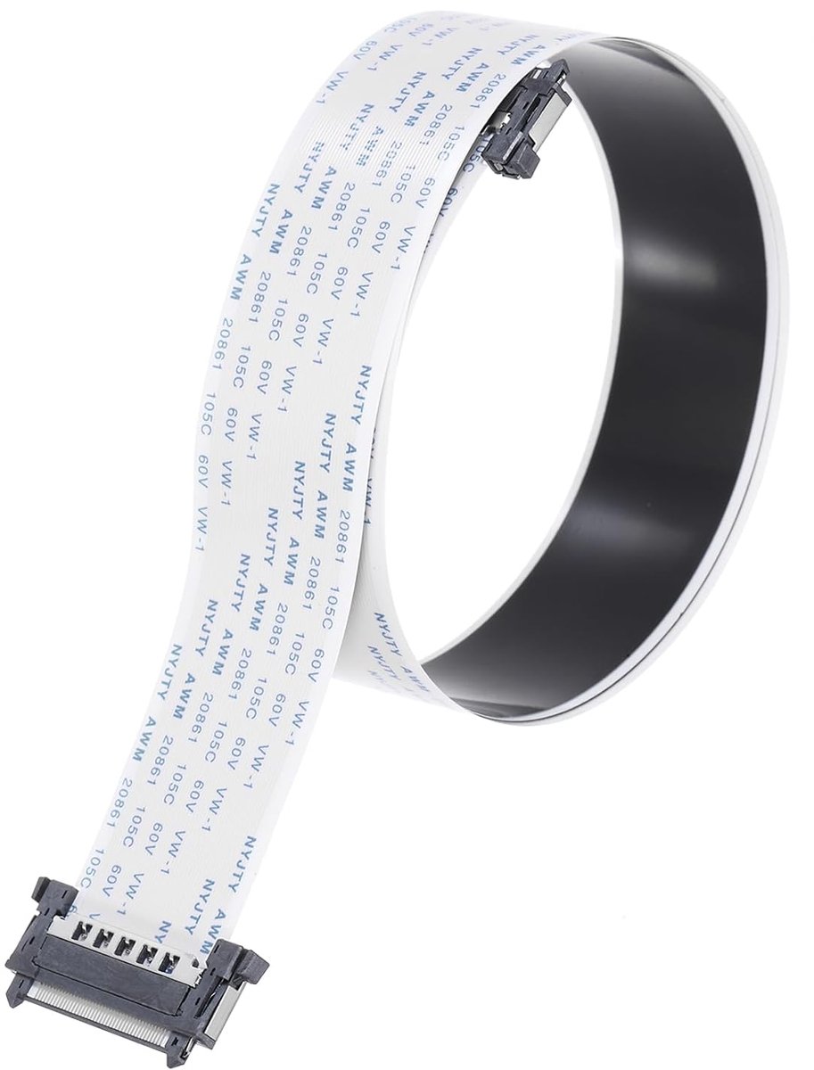 Flexibele lintkabel, 1 stuk, 41 pins, 600 mm, 0,5 mm, pitch, FPC, FFC-kabel voor lcd-scherm, auto, audio, dvd-speler, laptop, scherm