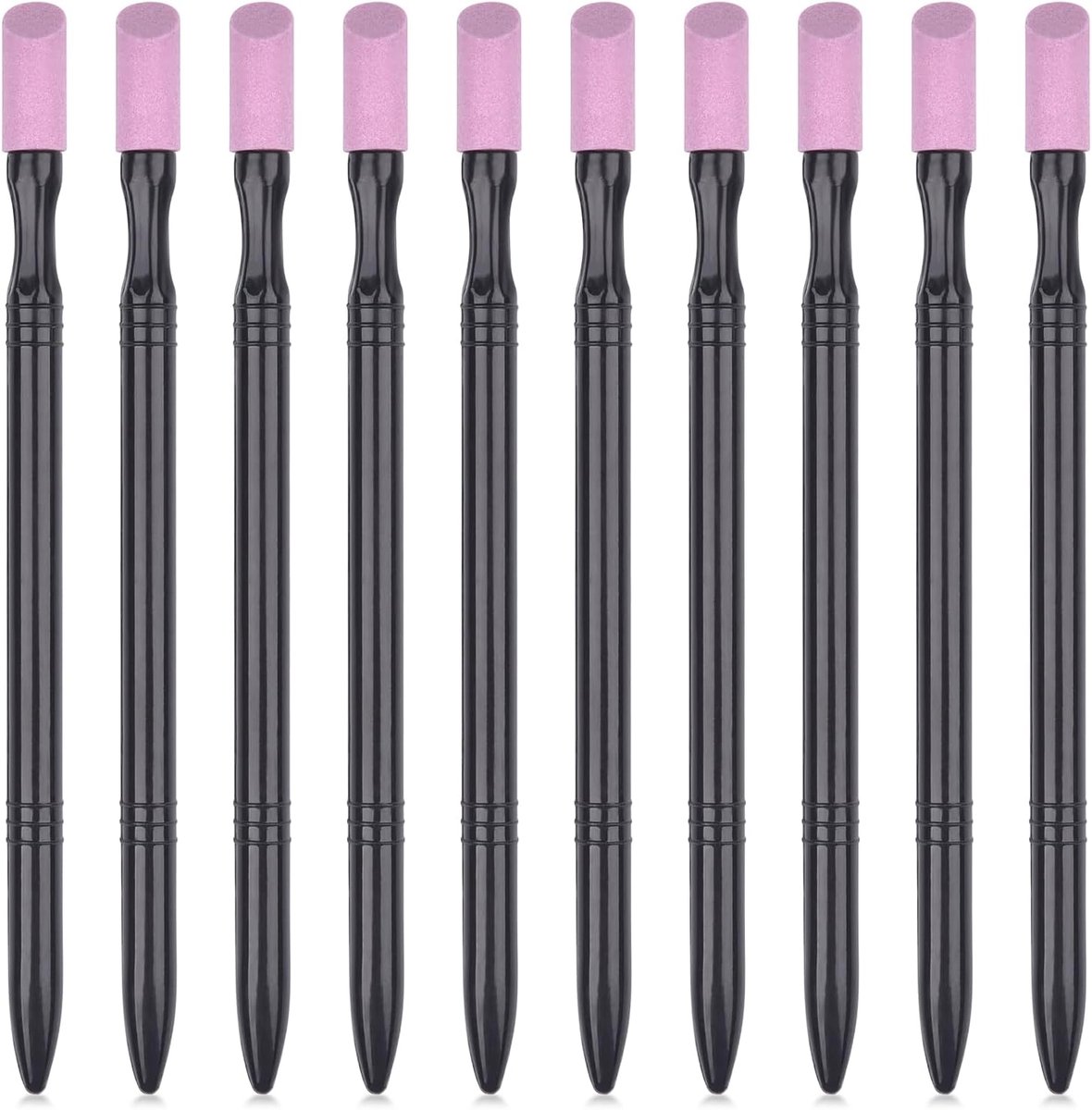 10 STKS Hand Care Manicure Set Puimsteen Cuticle Pusher Dual Ended Nail File Nail Gereedschap Kit met Buffers Vormmende Vijlen voor Natuurlijke Nagels Salon Thuis Onderhoud