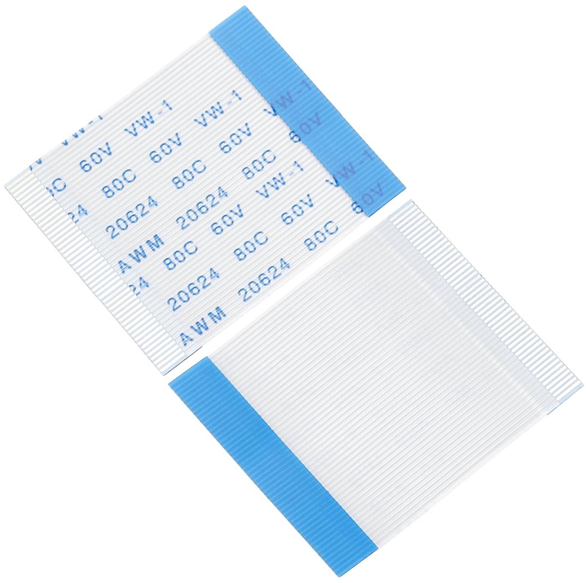 20 stuks FFC FPC platte lintkabel, platte flexibele kabel, 50 pins, 0,5 mm raster, 30 mm lang (B type), voor LCD 3D-printer, camera, DVD, TV, laptop, audio