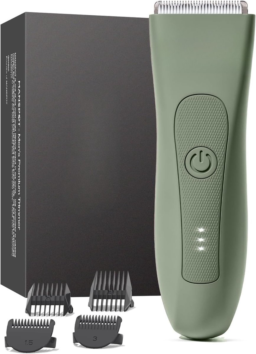 Kavora Bodygroomer Mannen - Trimmer Mannen - Trimmer - Groen - 18cm x 9cm x 7cm