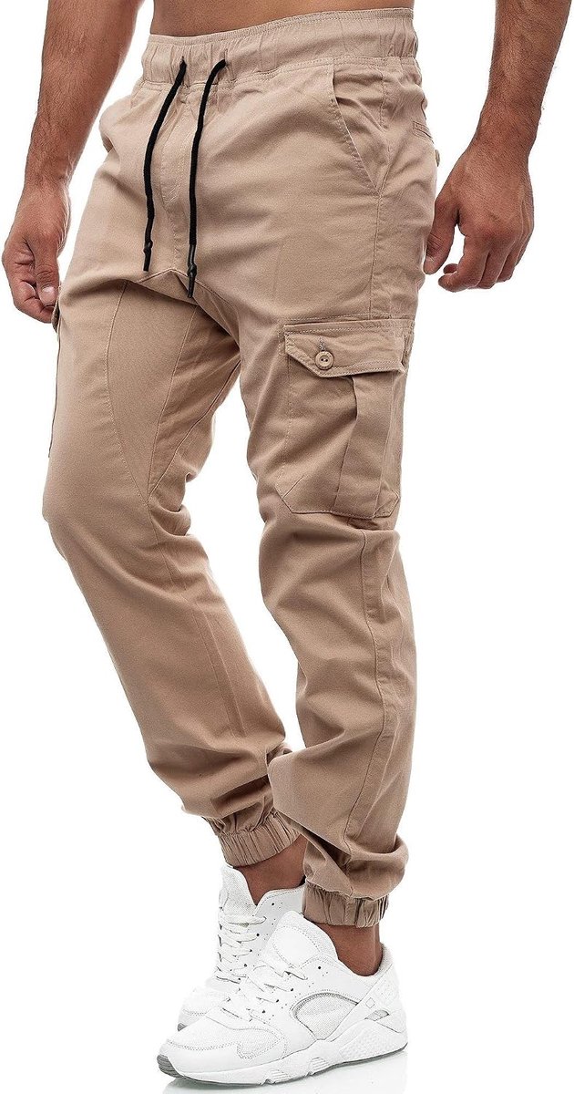 Cargobroek voor heren, jogger, chino regular fit, jeans